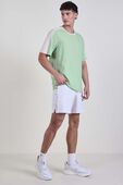 Mesh-Panelled Tennis Short 7''